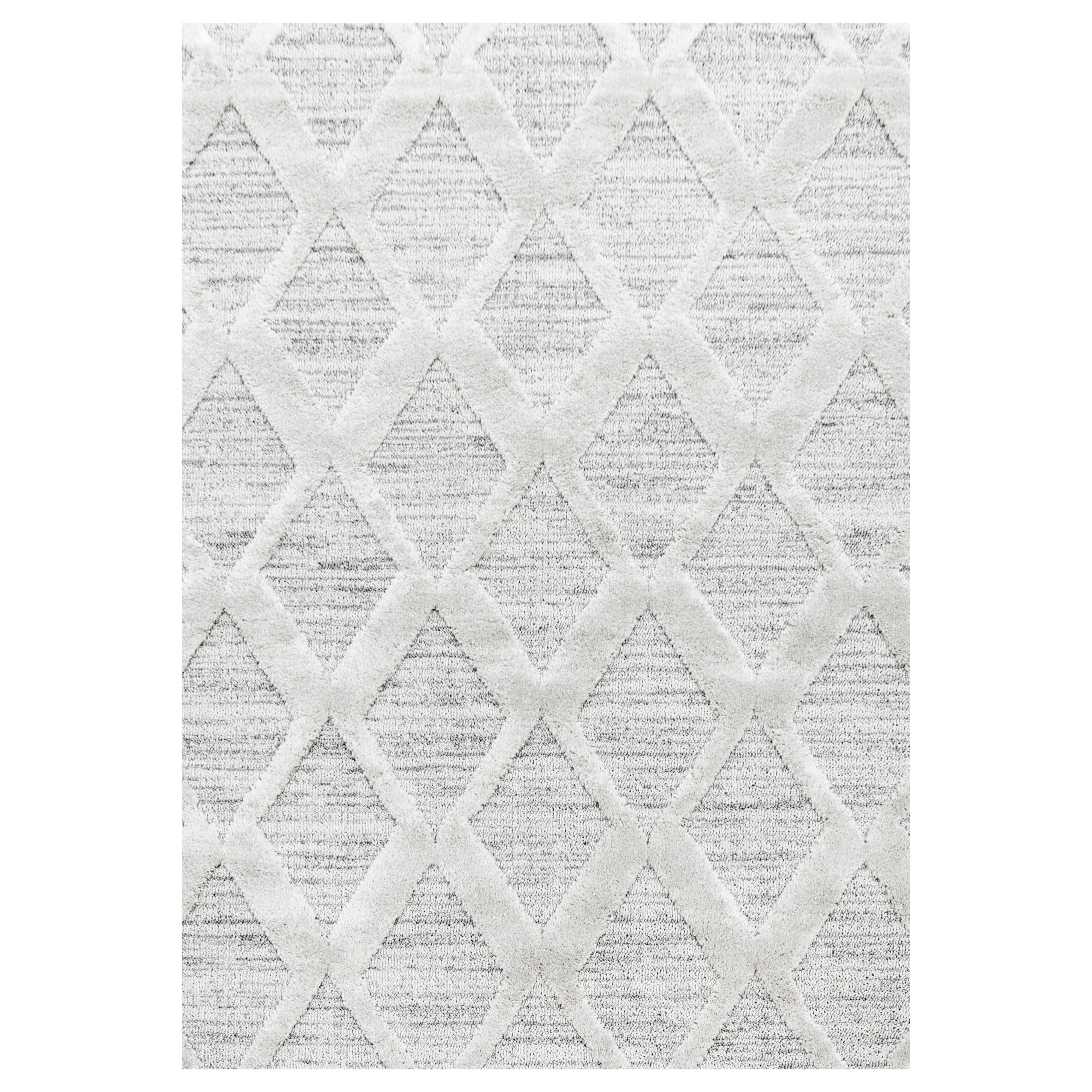 Tapis bohème à relief blanc ivoire 160x230cm Tapis bohème à relief blanc ivoire 160x230cm