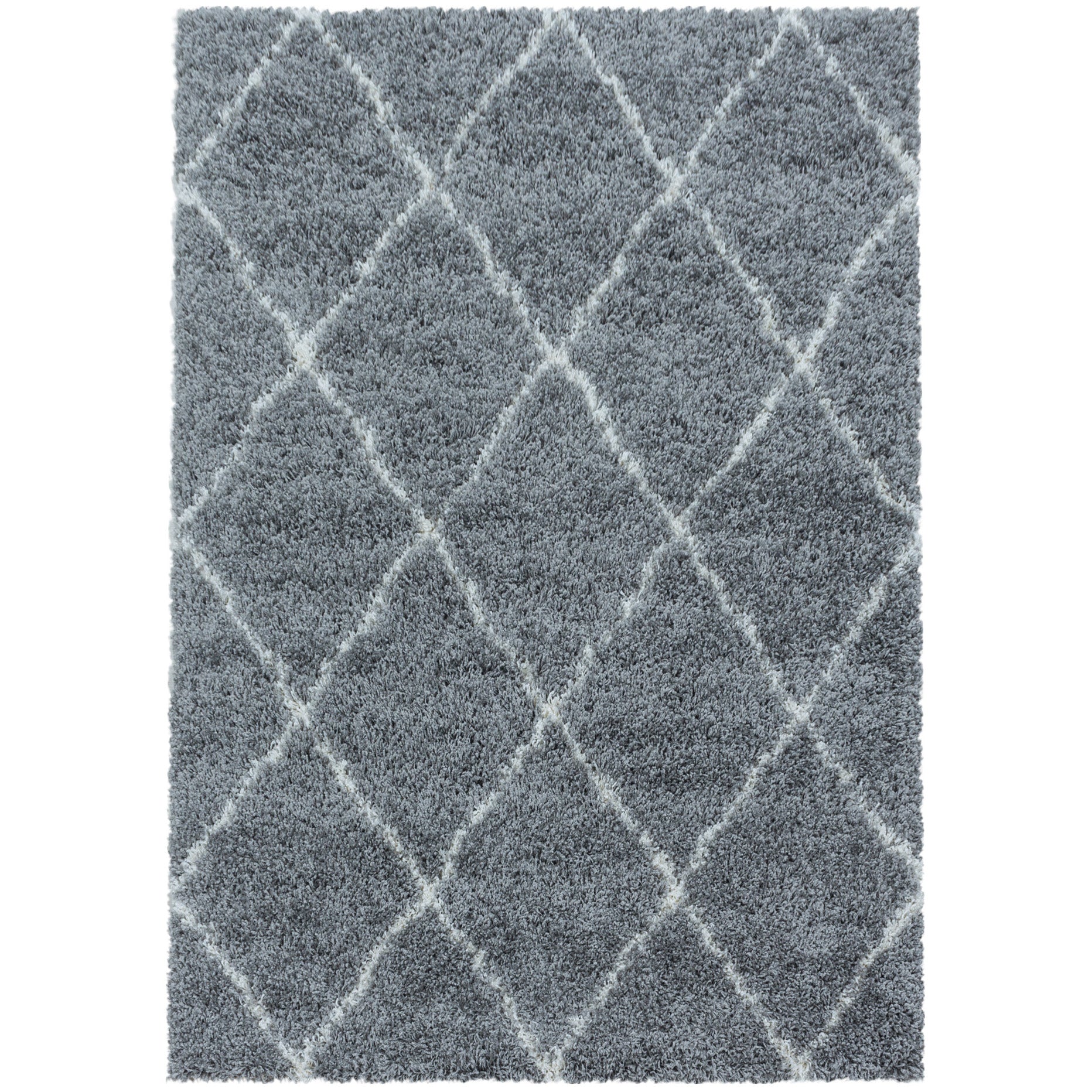 Tapis de style berbère gris et blanc 140 x 200 cm Tapis de style berbère gris et blanc 140 x 200 cm