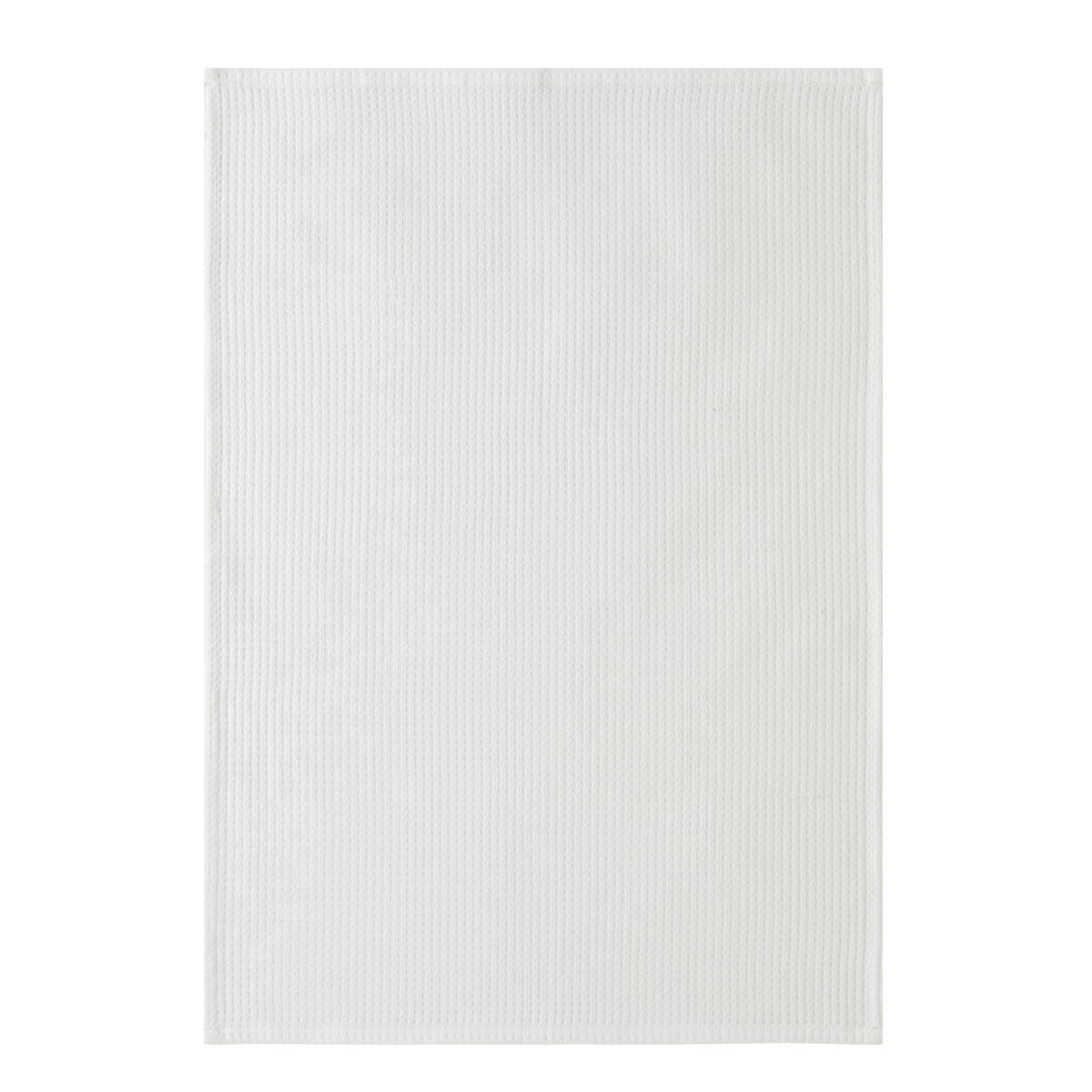Torchon en coton blanc 50x75