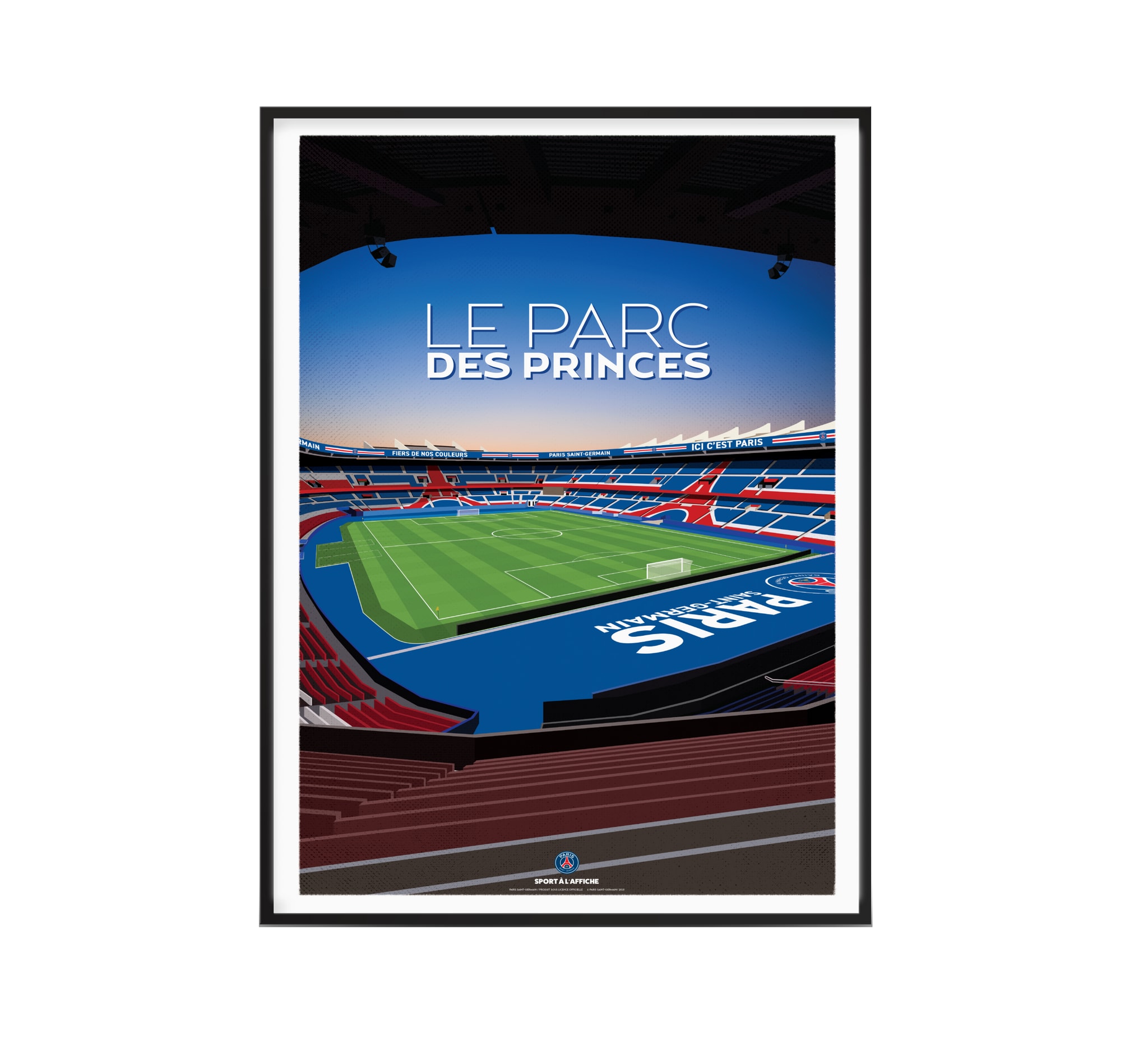 Affiche Football PSG - Parc des Princes 30 x 40 cm