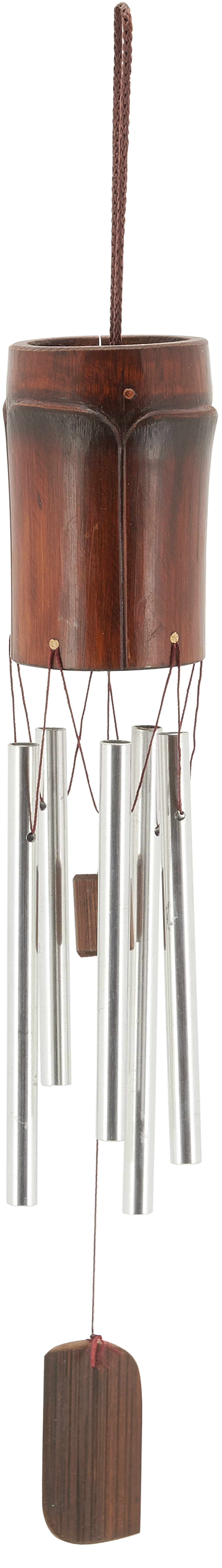 Carillon en bambou et métal 45 cm