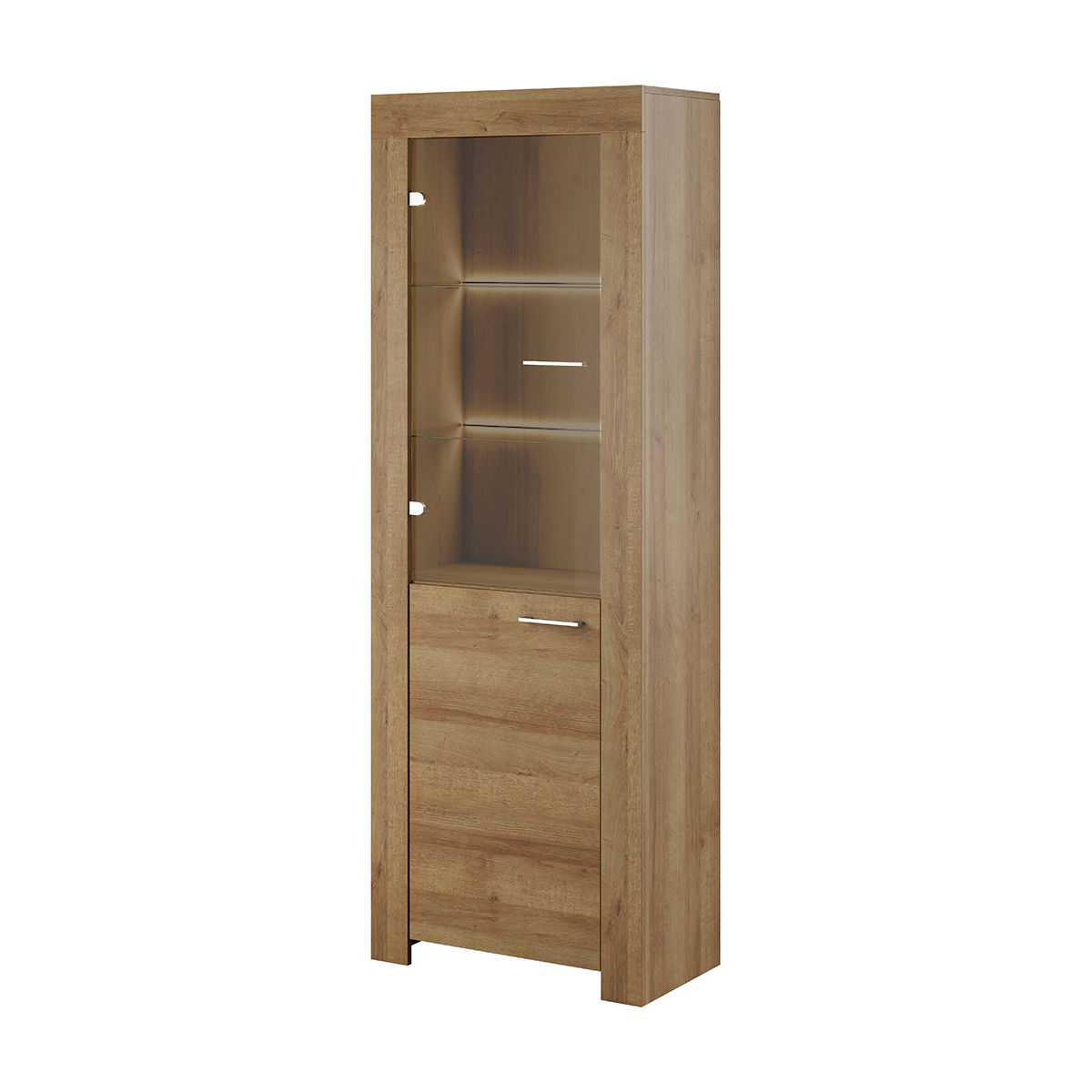 Vitrine 1 porte naturelle Vitrine 1 porte naturelle