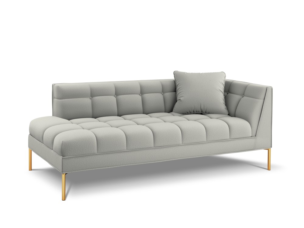 Méridienne Gris Tissu Promotion
