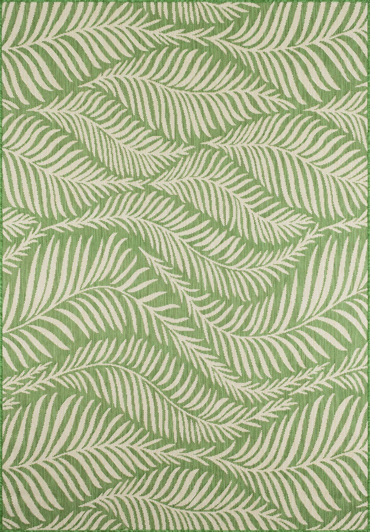 Tapis feuille de palmier indoor outdoor vert - 200x290