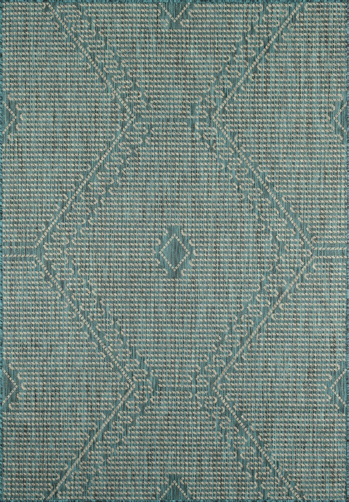 Tapis motifs géométriques Bleu - 120x160