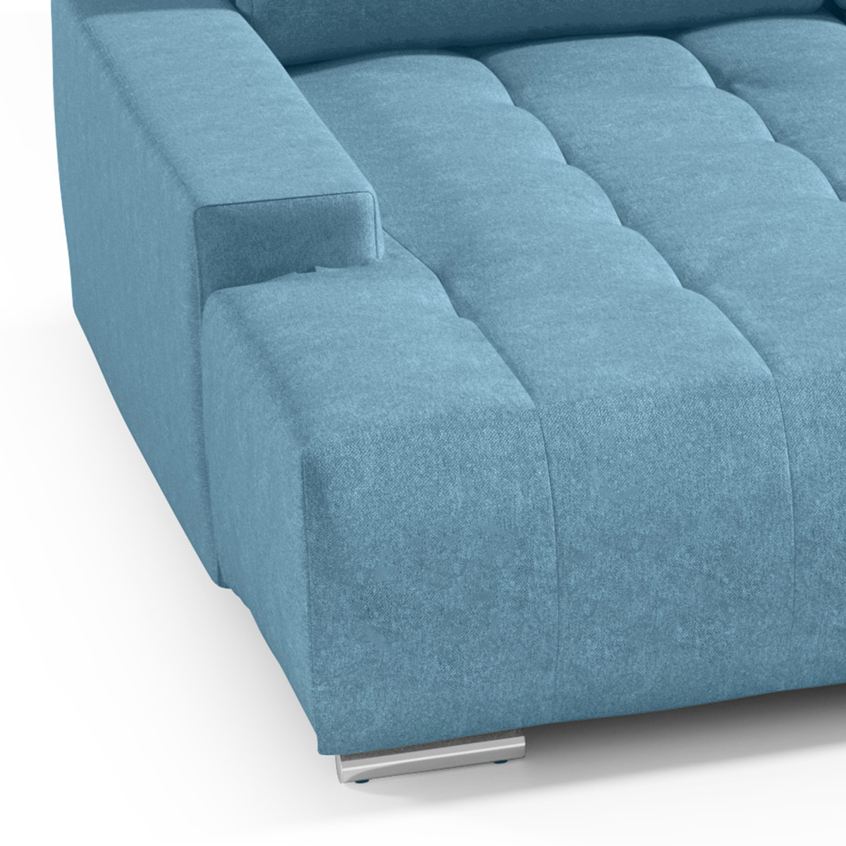 Canapé en u 5 places bleu - Vue supplémentaire 1