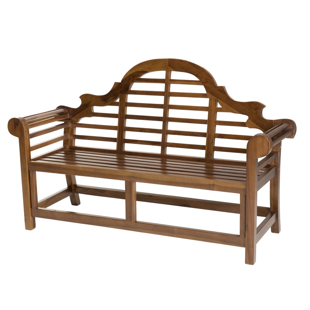 Banc de jardin en teck huilé