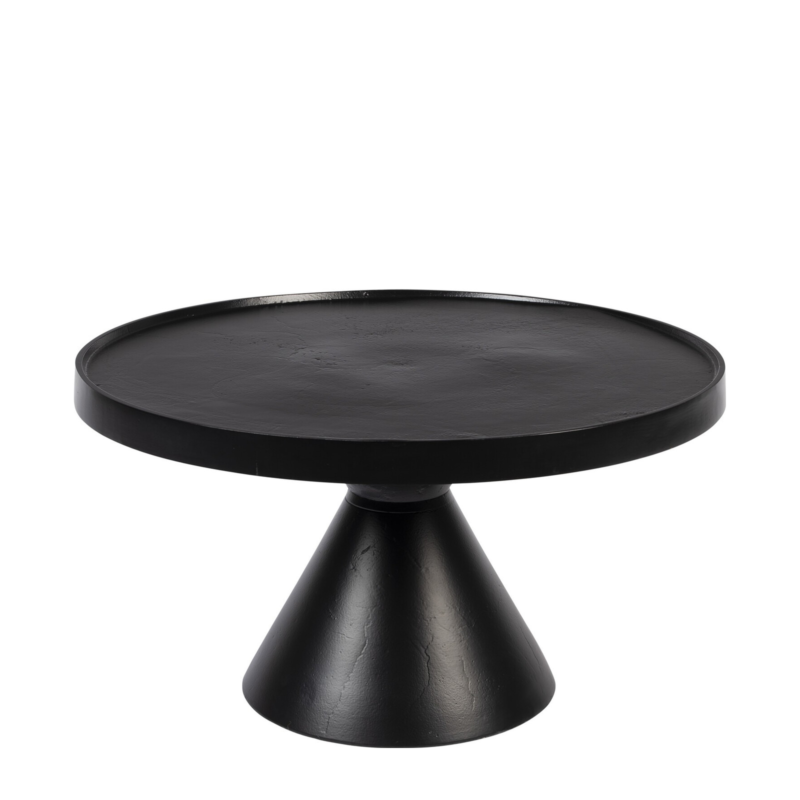 Table basse en aluminium noir