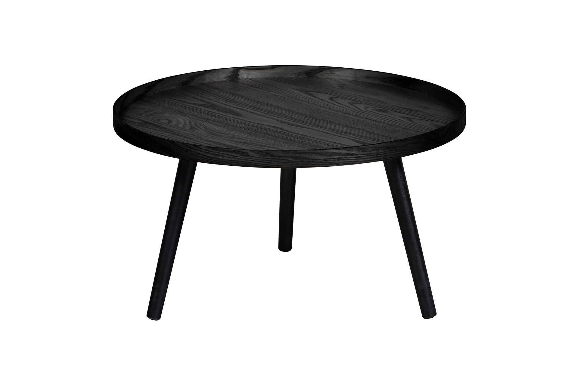 table d'appoint en bois noir