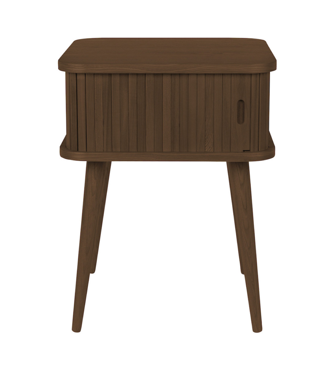 Table d'appoint design en bois foncé Table d'appoint design en bois foncé