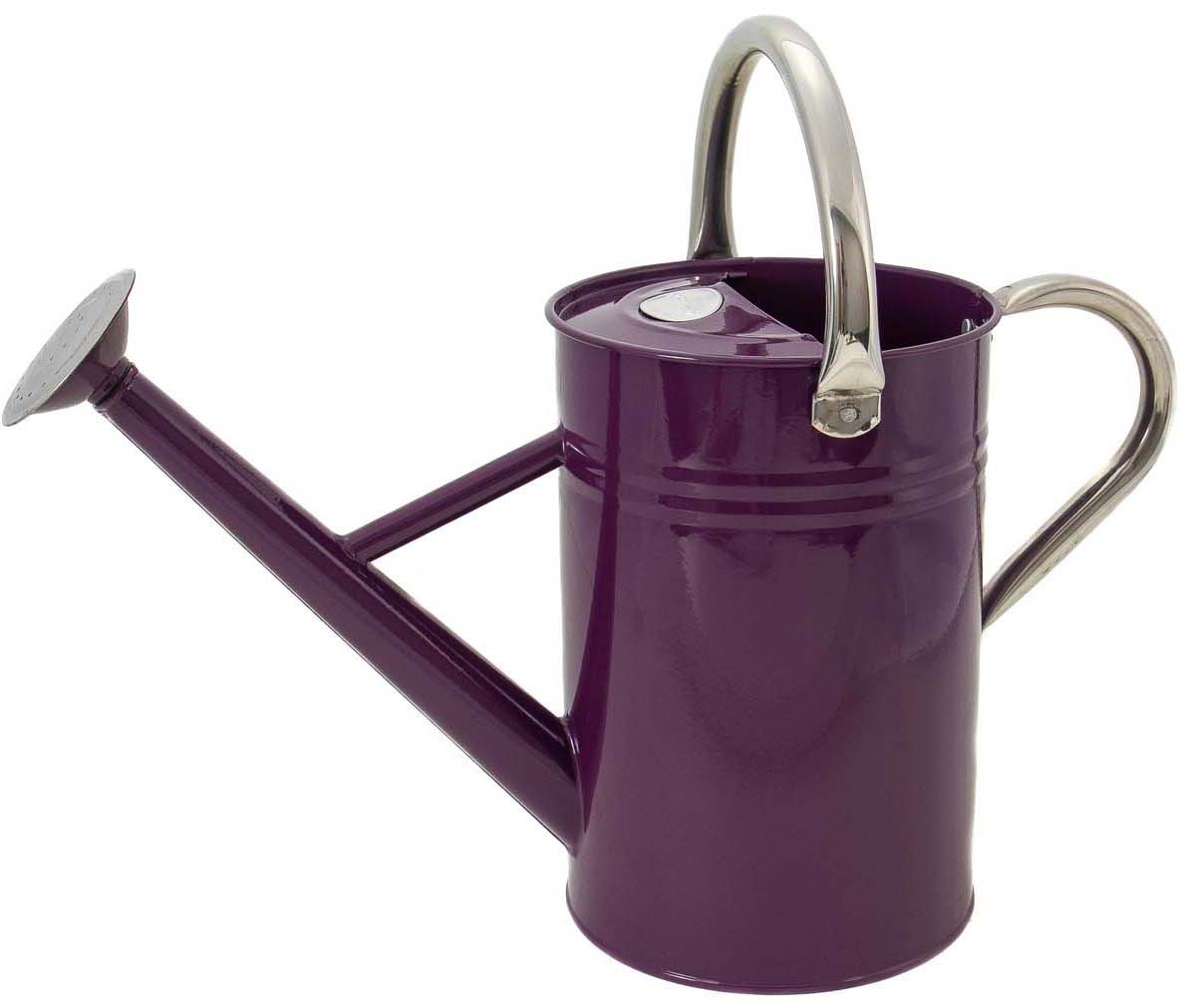 Arrosoir en acier galvanisé 4,5 litres violet