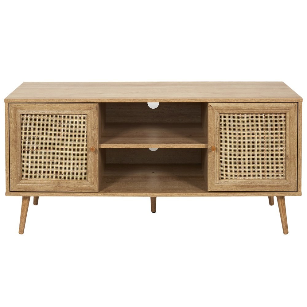 Meuble TV en bois 2 portes