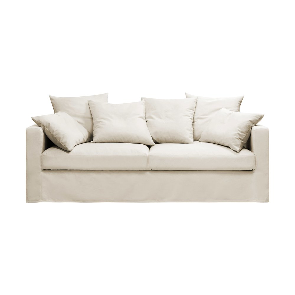 Canapé fixe 4 places Tissu Moderne Confort