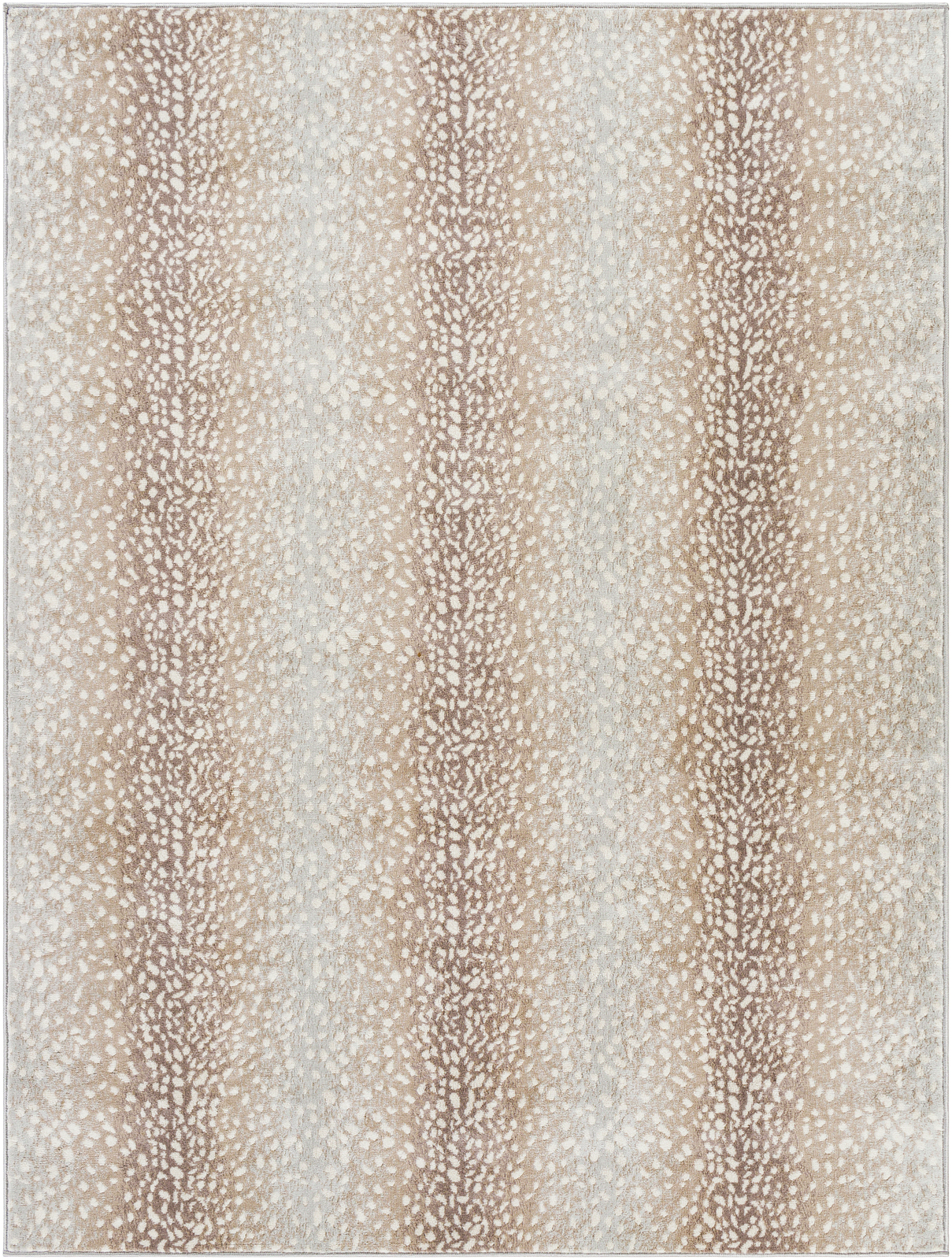 Tapis Abstrait, Tan, Gris et Ivoire - 160x215cm Tapis Abstrait, Tan, Gris et Ivoire - 160x215cm