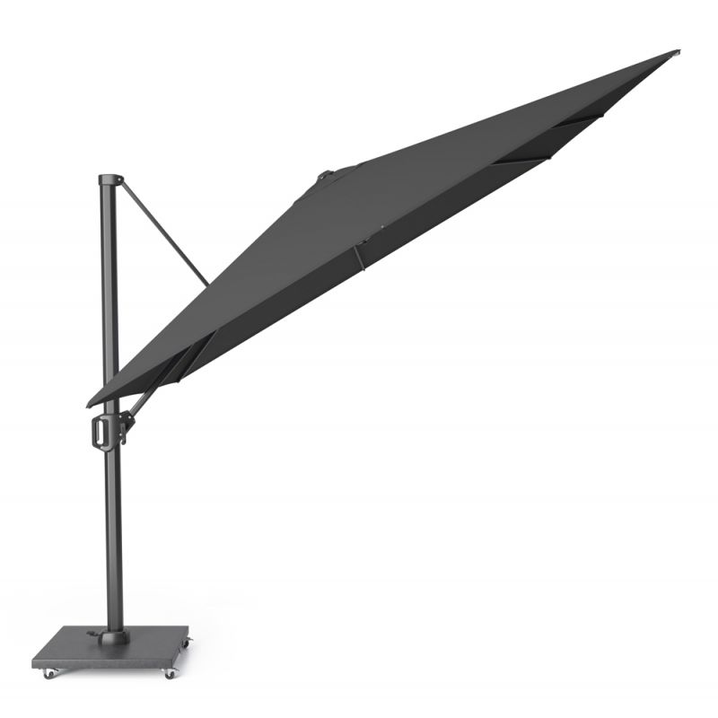 Parasol déporté inclinable 4x3m gris