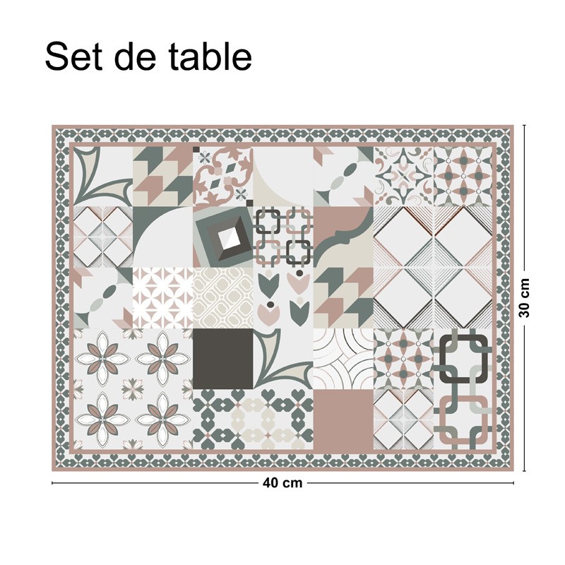 Lot de 4 sets de table 30x40cm Lot de 4 sets de table 30x40cm