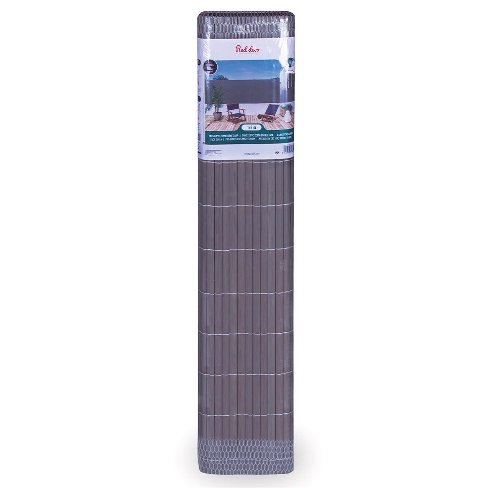 Canisse PVC Gris 1x3m Canisse PVC Gris 1x3m