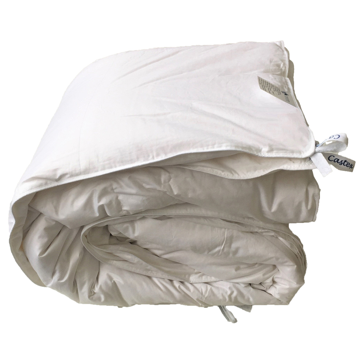 Couette naturelle 2 en 1 en duvet et coton bio king size 280x240 cm Couette naturelle 2 en 1 en duvet et coton bio king size 280x240 cm