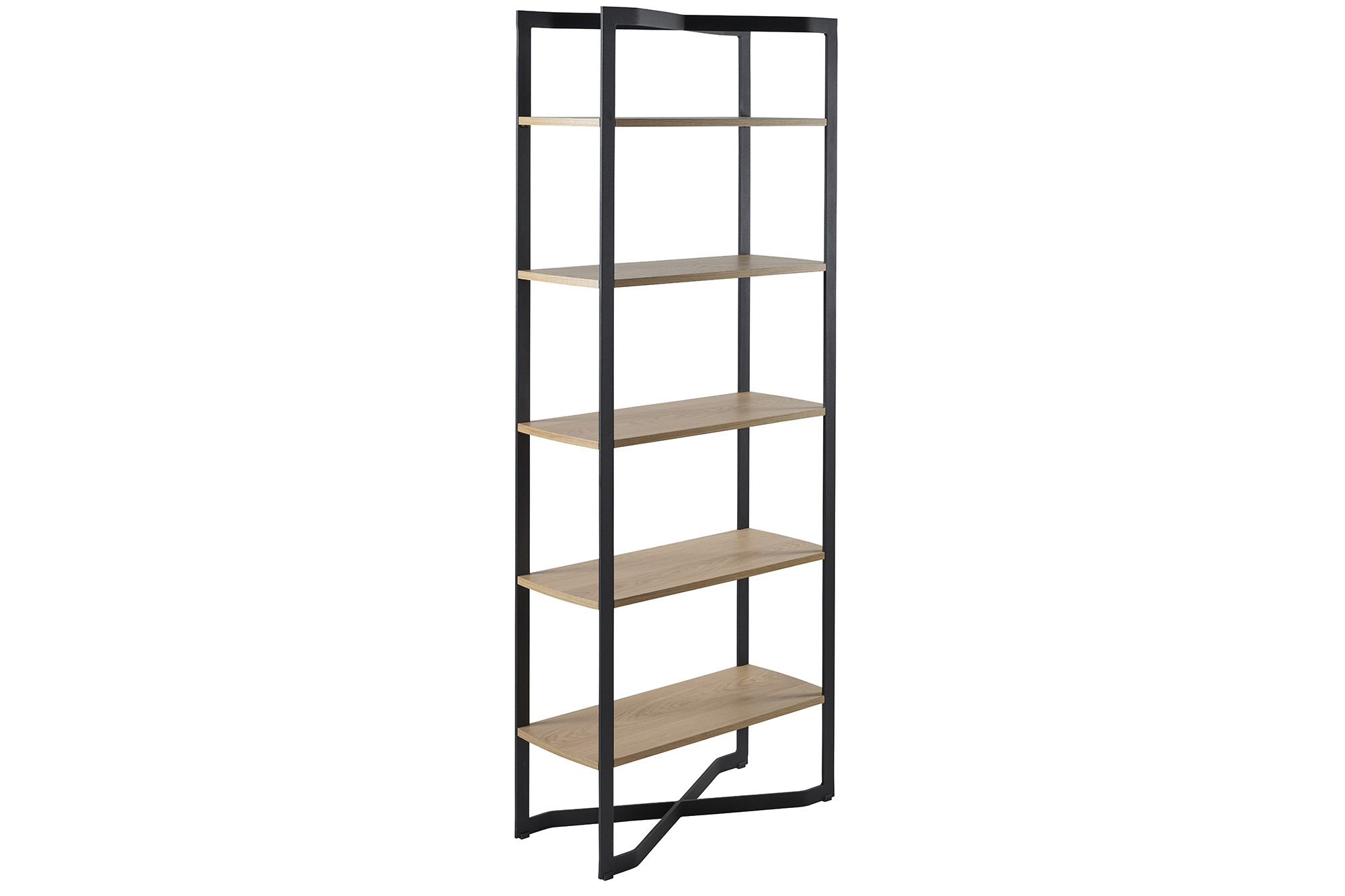 Bibliothèque moderne en bois et métal MATRIX