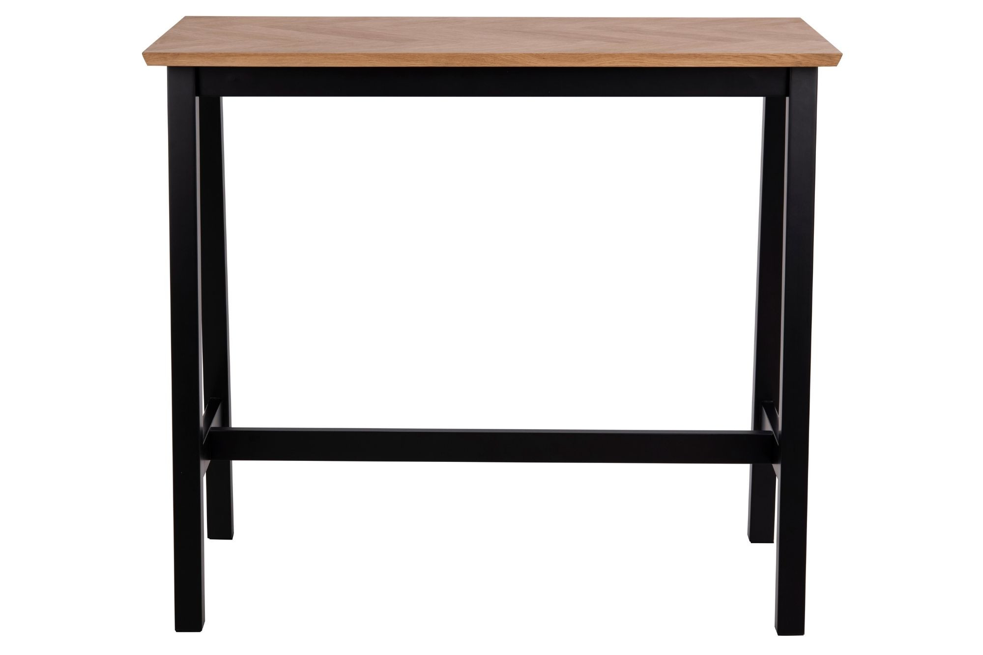 Table haute rectangulaire en bois L120