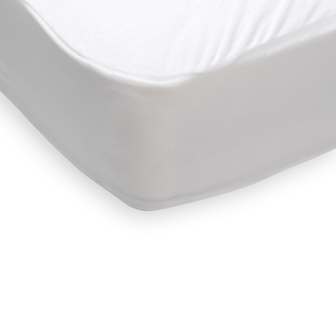 Protège-matelas anti-acariens molleton en coton bonnet 25cm 160x200cm Protège-matelas anti-acariens molleton en coton bonnet 25cm 160x200cm