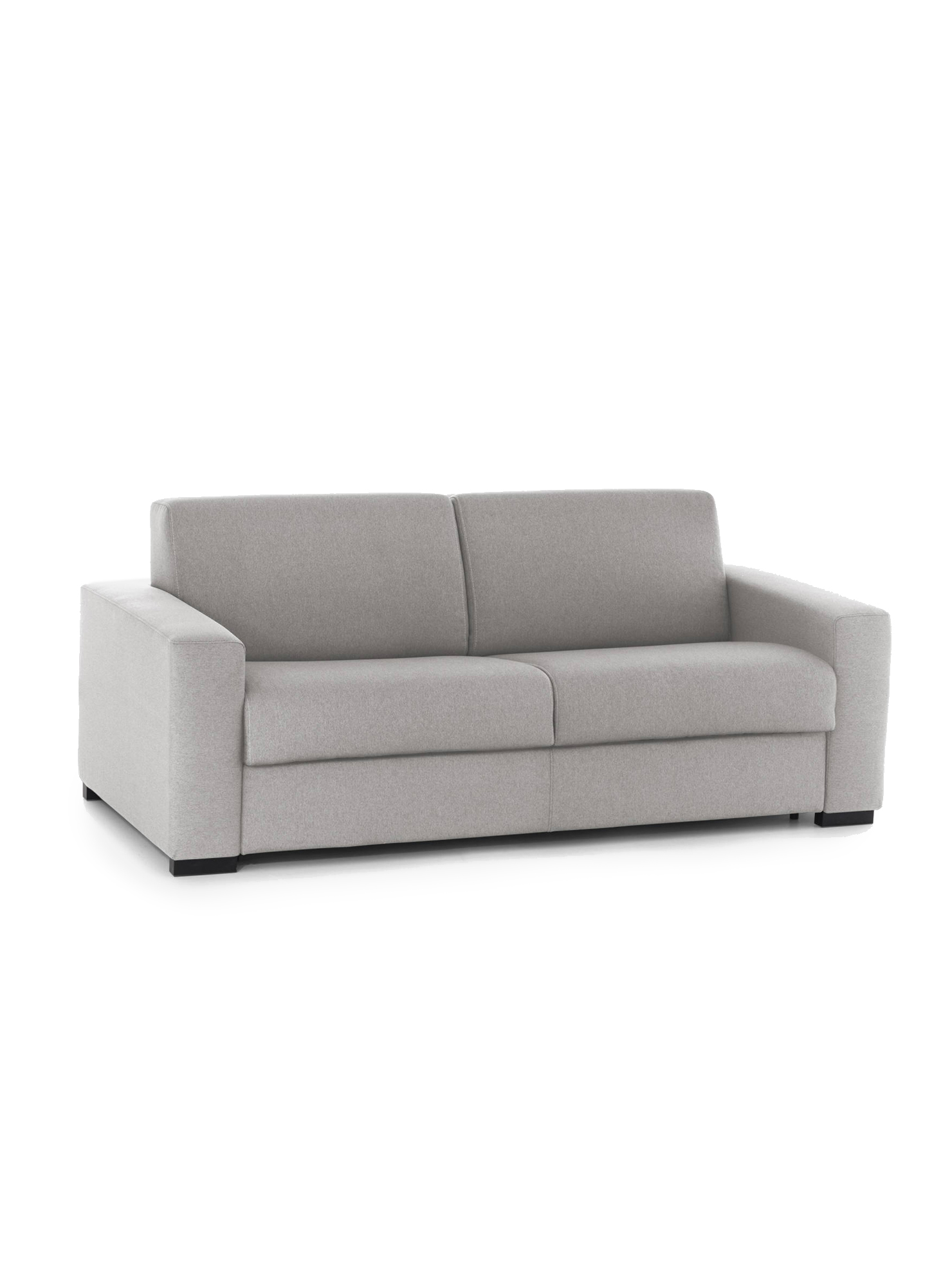 Canapé droit 3 places Gris Tissu Moderne Confort