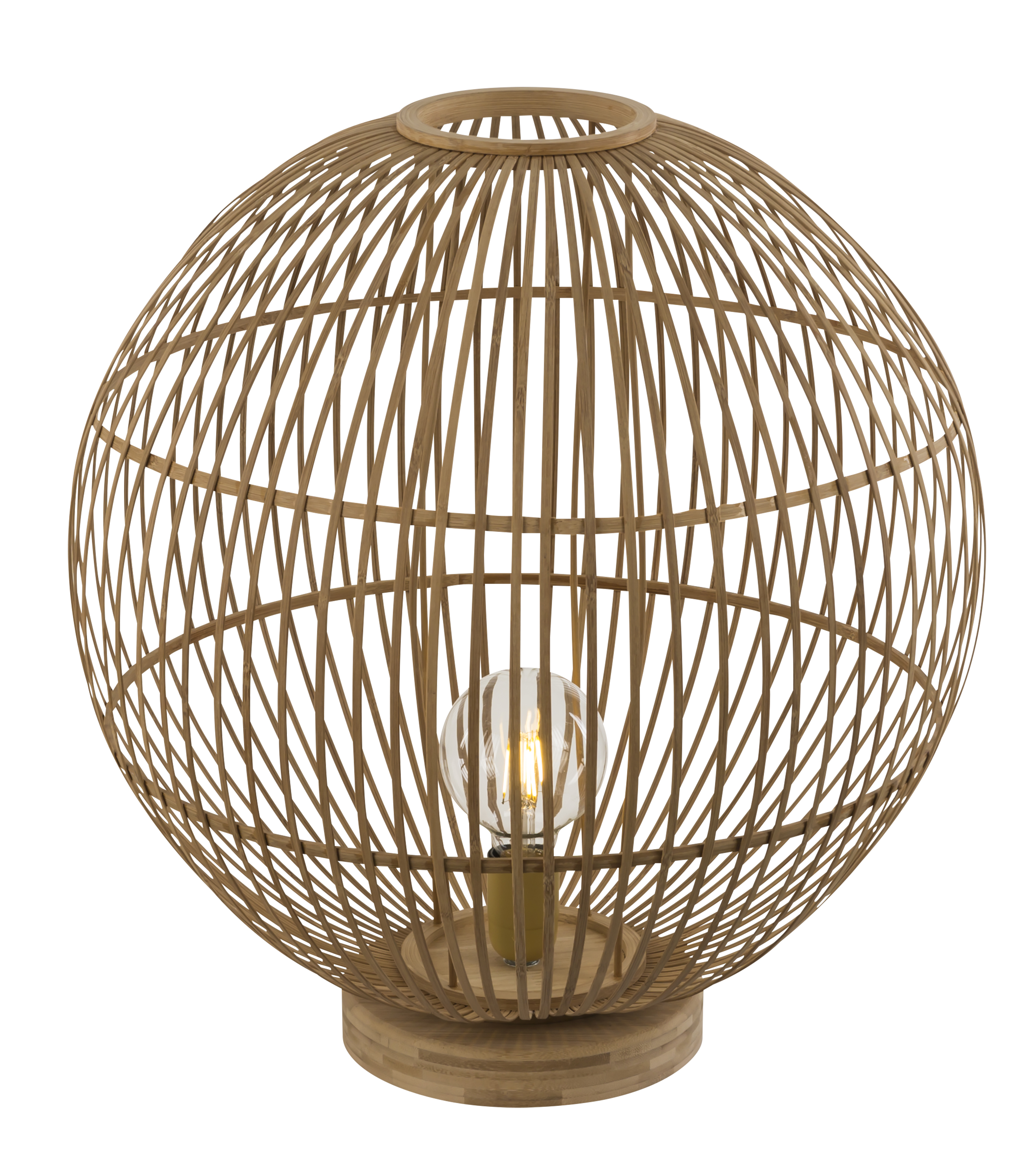 Lampe à poser design bambou D53cm