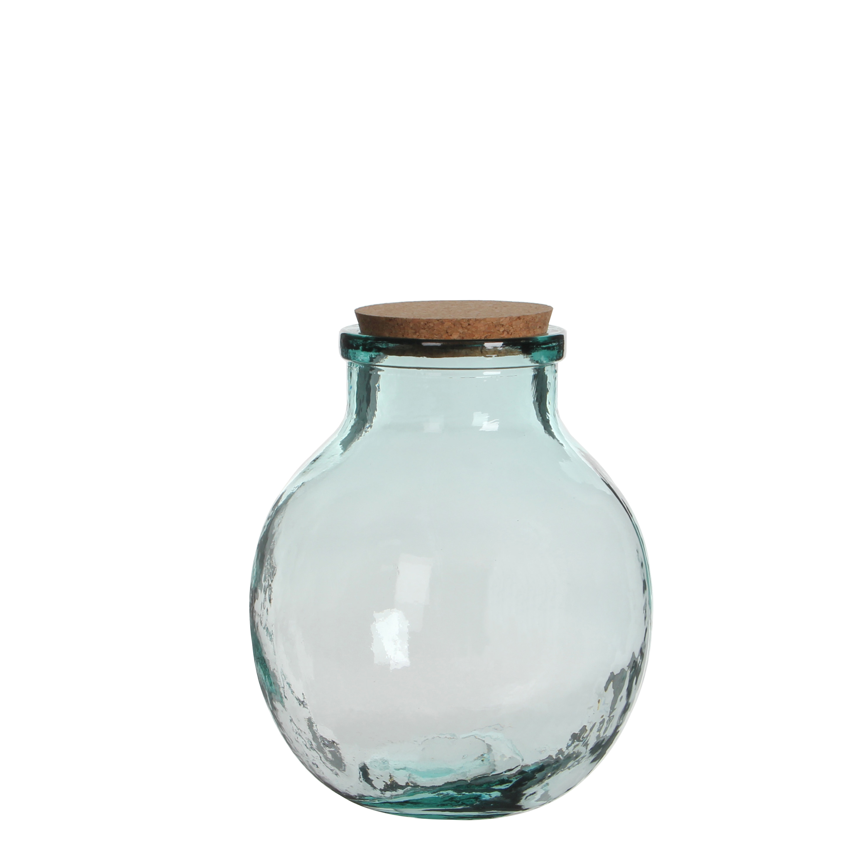 Vase en verre recyclé H25