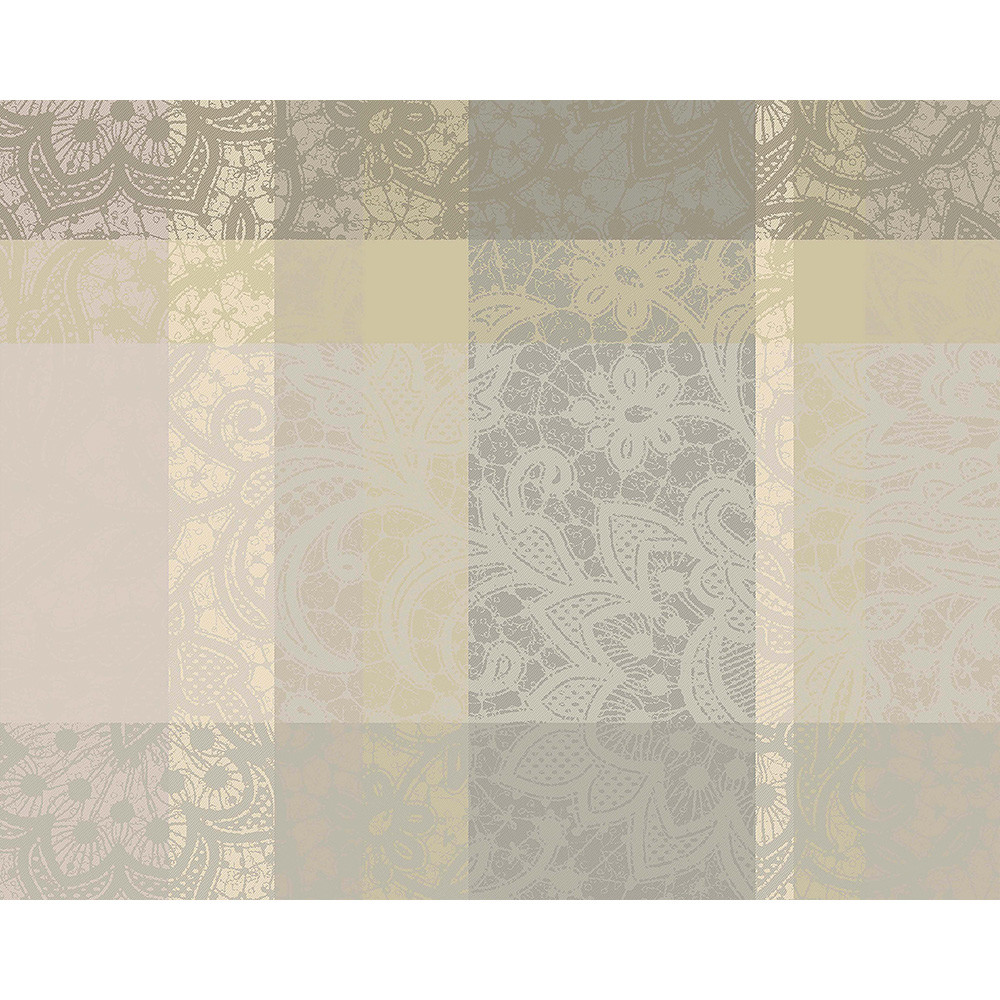 set enduit imperméable pur coton beige 40x50