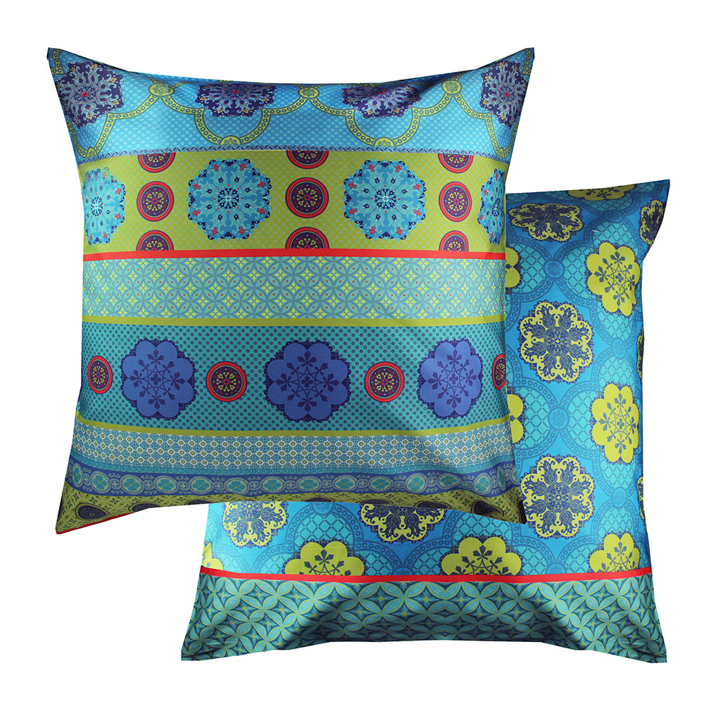 Taie d'oreiller bleu 40x40 Taie d'oreiller bleu 40x40