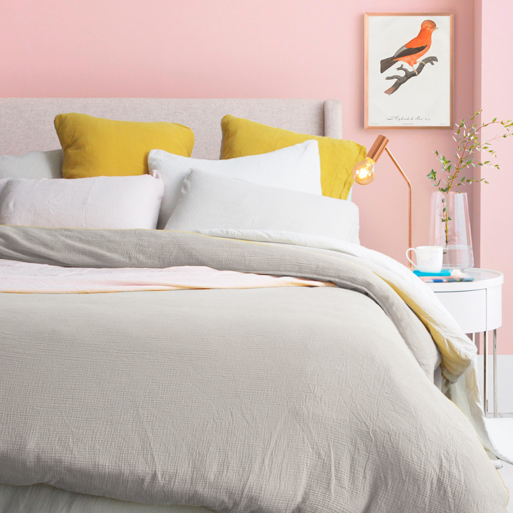 Housse de couette beige 260x240 Housse de couette beige 260x240
