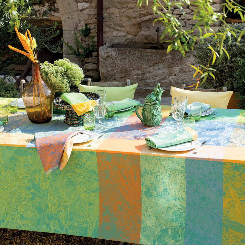 Nappe carrée enduit imperméable 175x175 Nappe carrée enduit imperméable 175x175