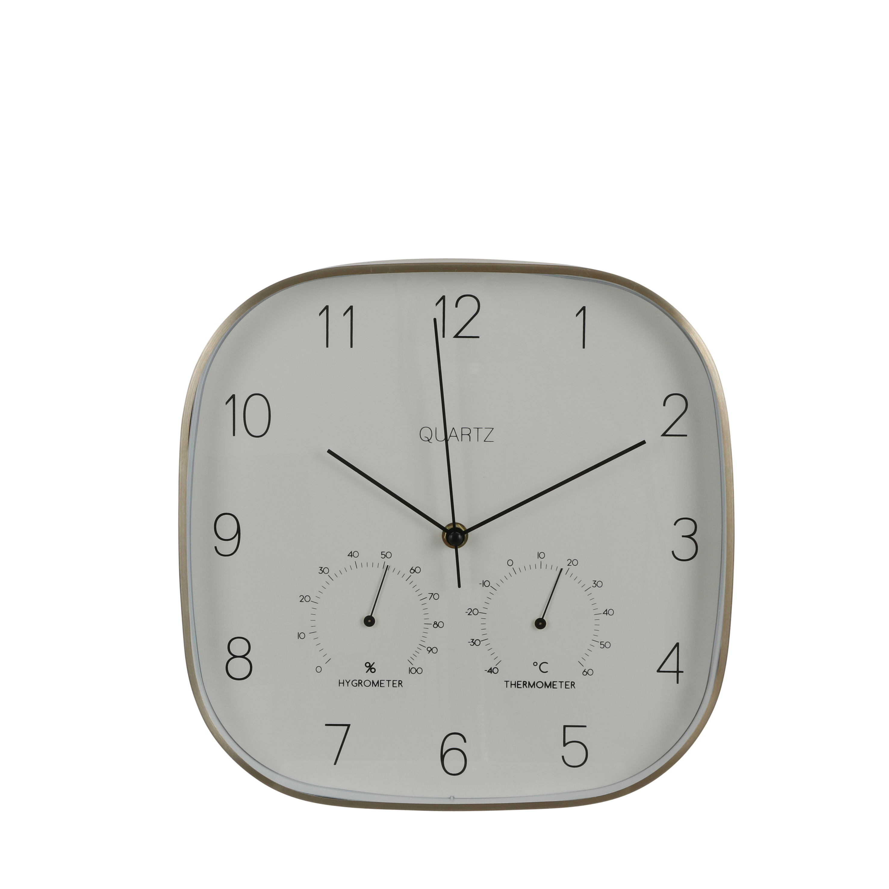Horloge en aluminium blanc