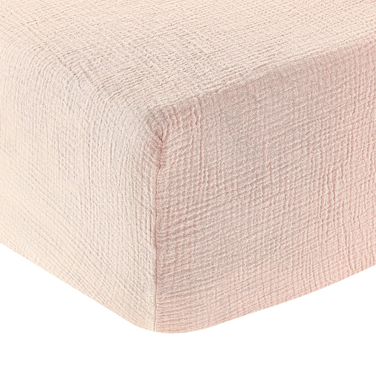 Drap housse coton 140x190 cm blush Drap housse coton 140x190 cm blush