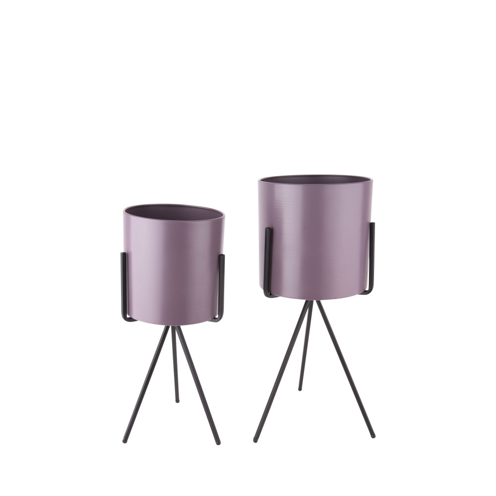Duo de Cache-pot violet Duo de Cache-pot violet