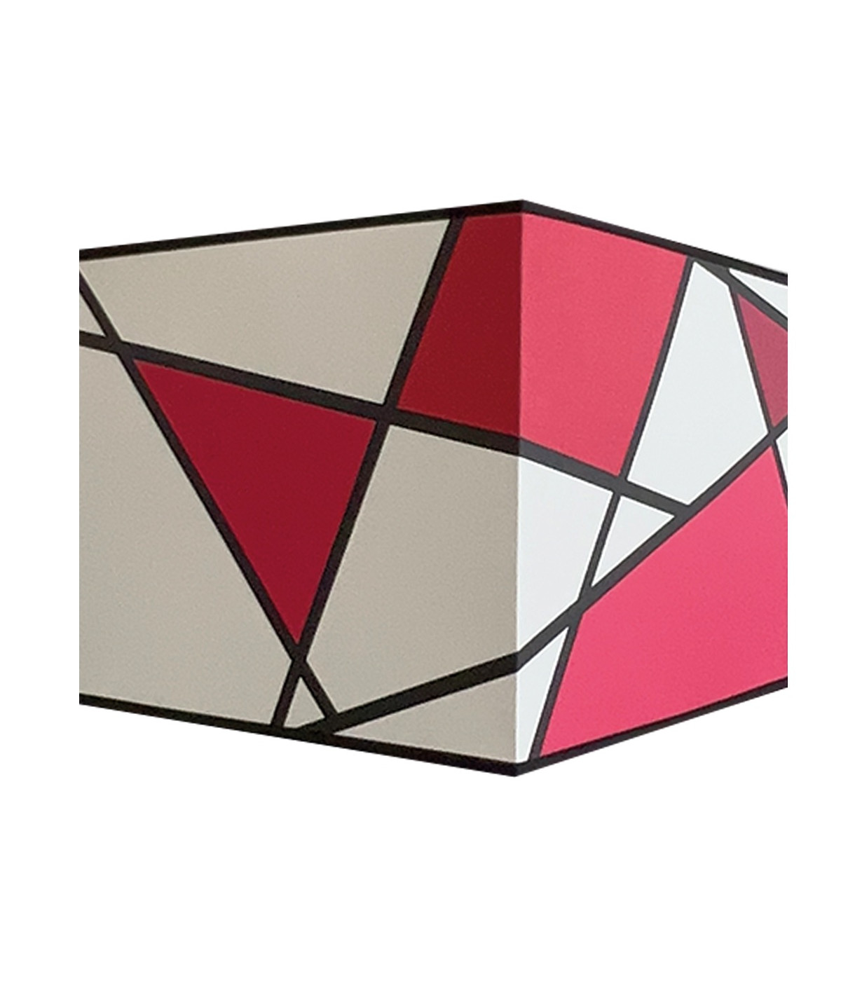 Abat-jour carré Callero Rose 35x35 h 25 Abat-jour carré Callero Rose 35x35 h 25