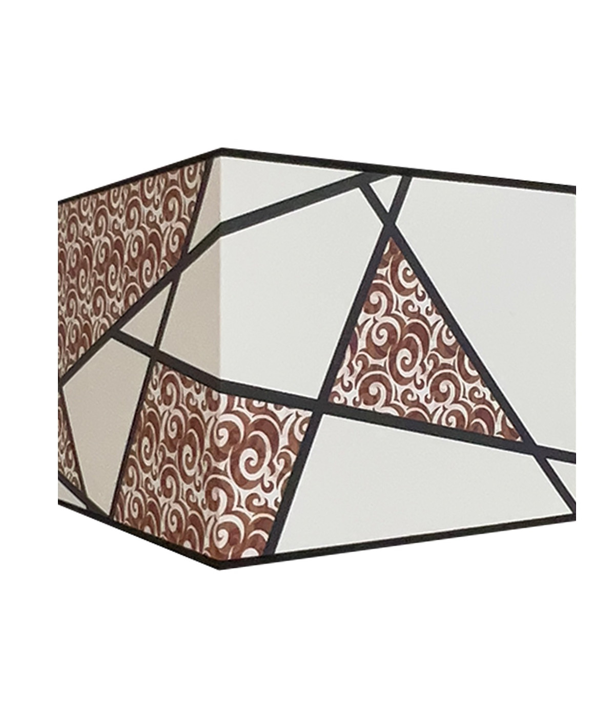 Abat-jour carré Callero Spirale 30x30 h 30 Abat-jour carré Callero Spirale 30x30 h 30