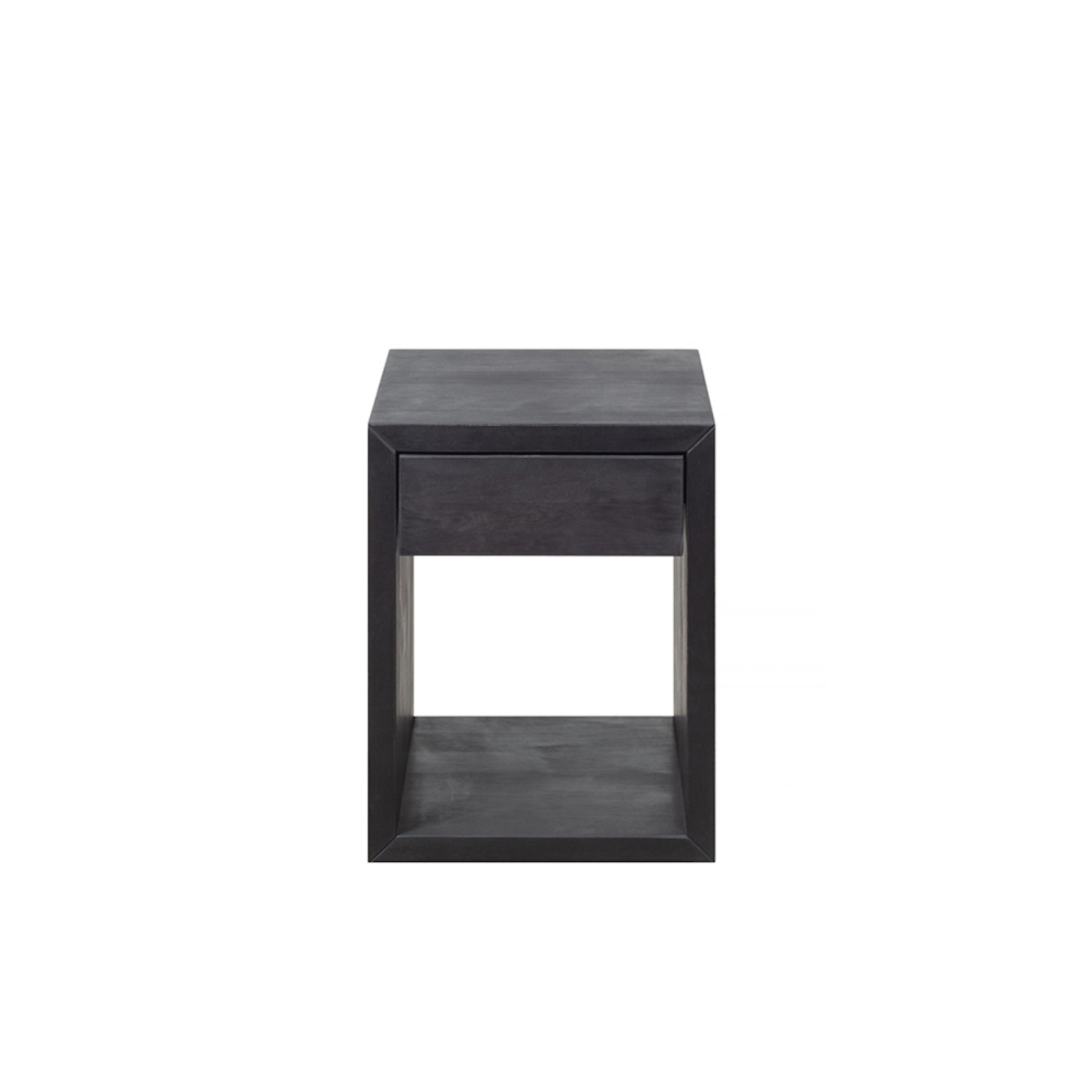 table de chevet avec tiroir en hêtre noir petit