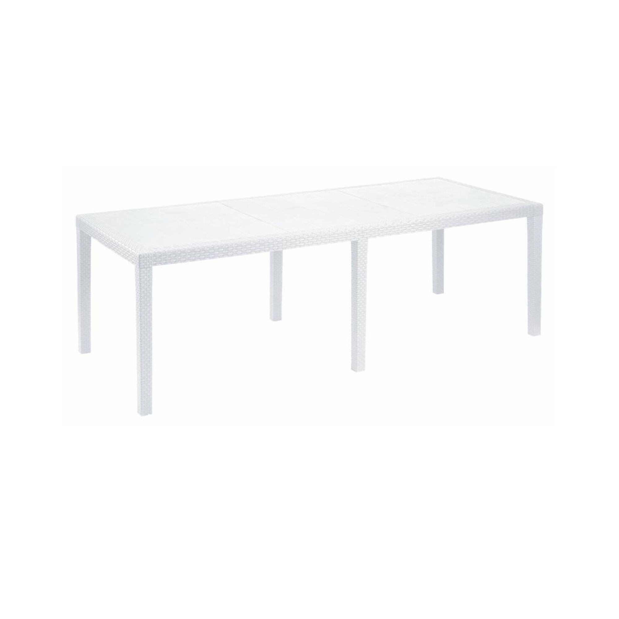 Table d’extérieur blanc 94×90 cm