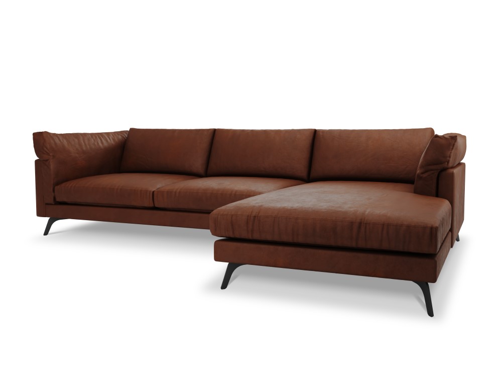Canapé d'angle 5 places Cuir Luxe Design Confort