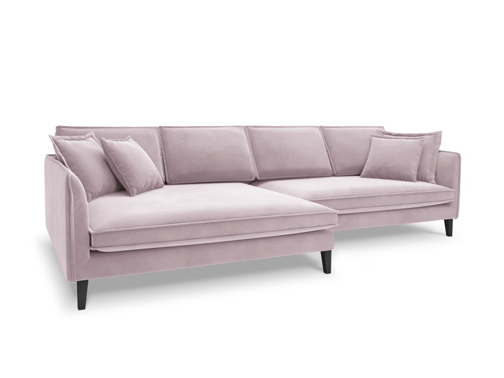 Canapé d'angle 4 places Tissu Luxe Design