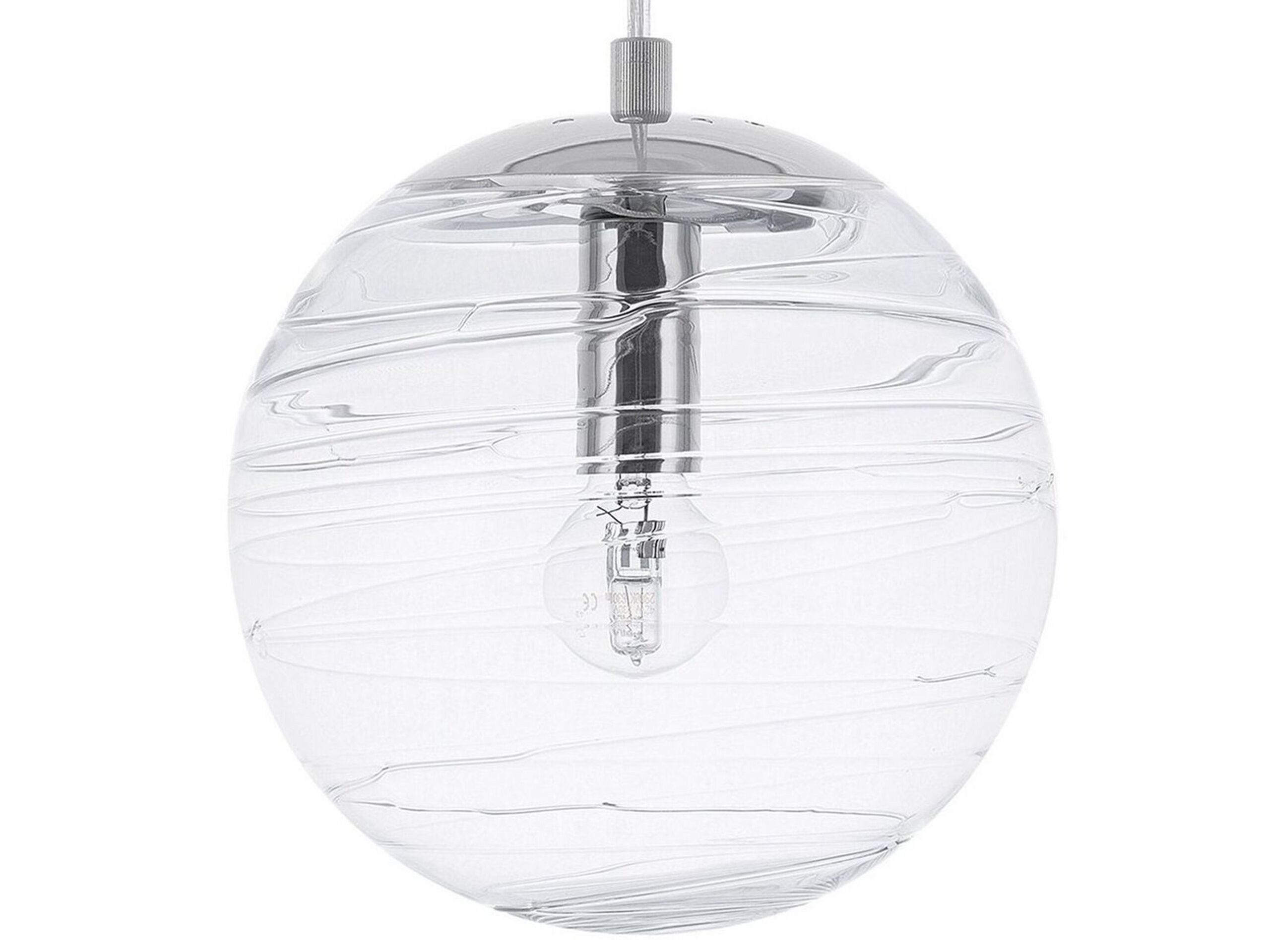 lampe suspension transparent