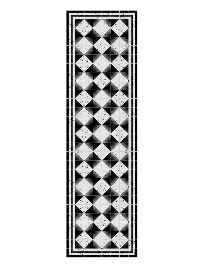 Tapis en vinyle Portaferrissa noir 80x280 Tapis en vinyle Portaferrissa noir 80x280