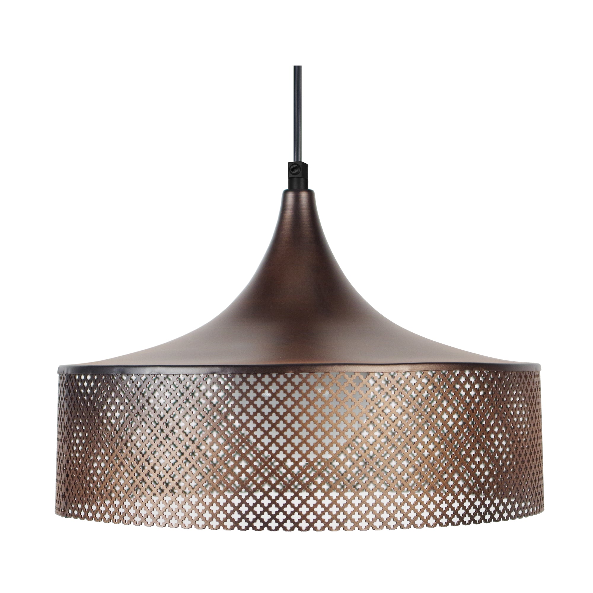 Suspension métal bronze