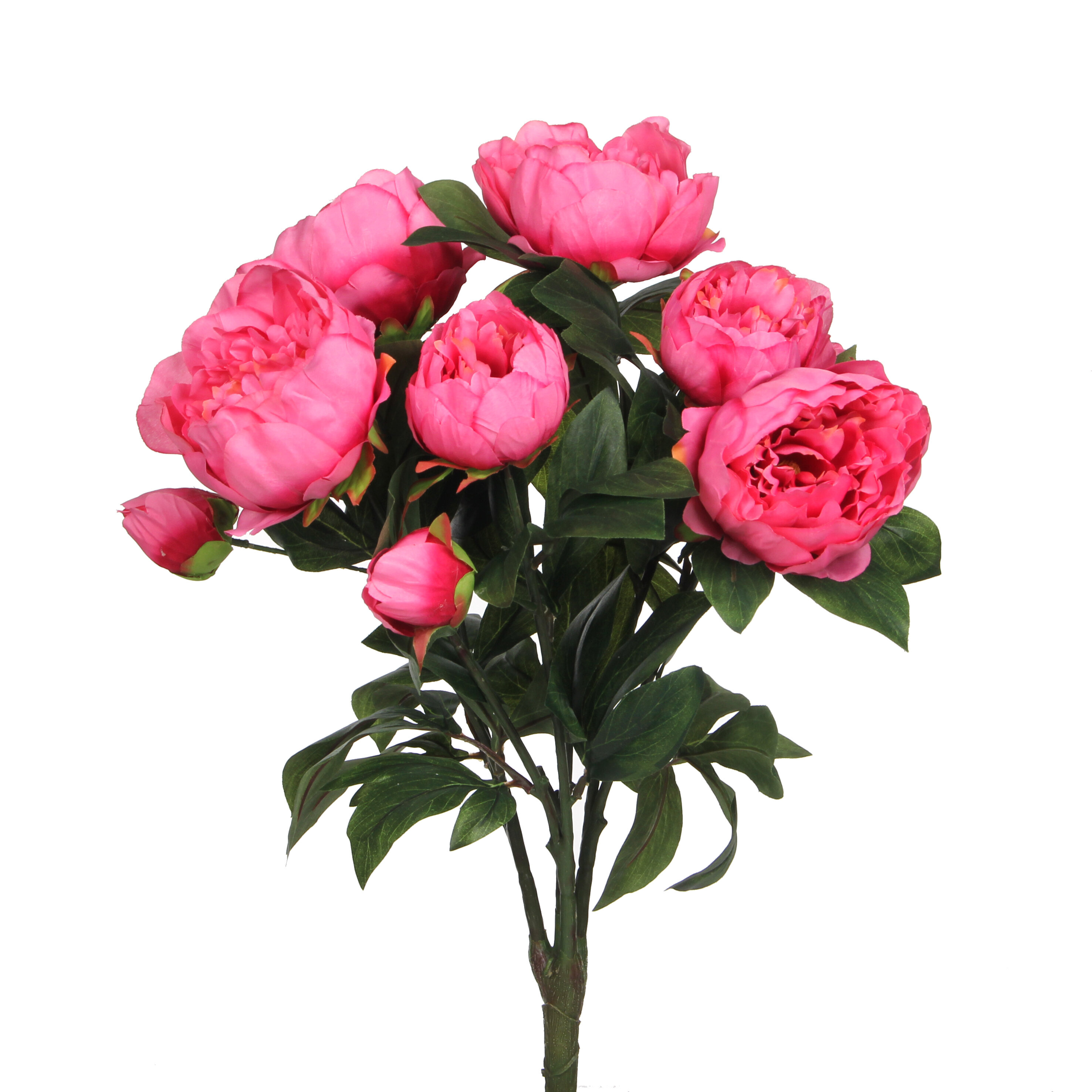 Pivoines artificielle rose foncé