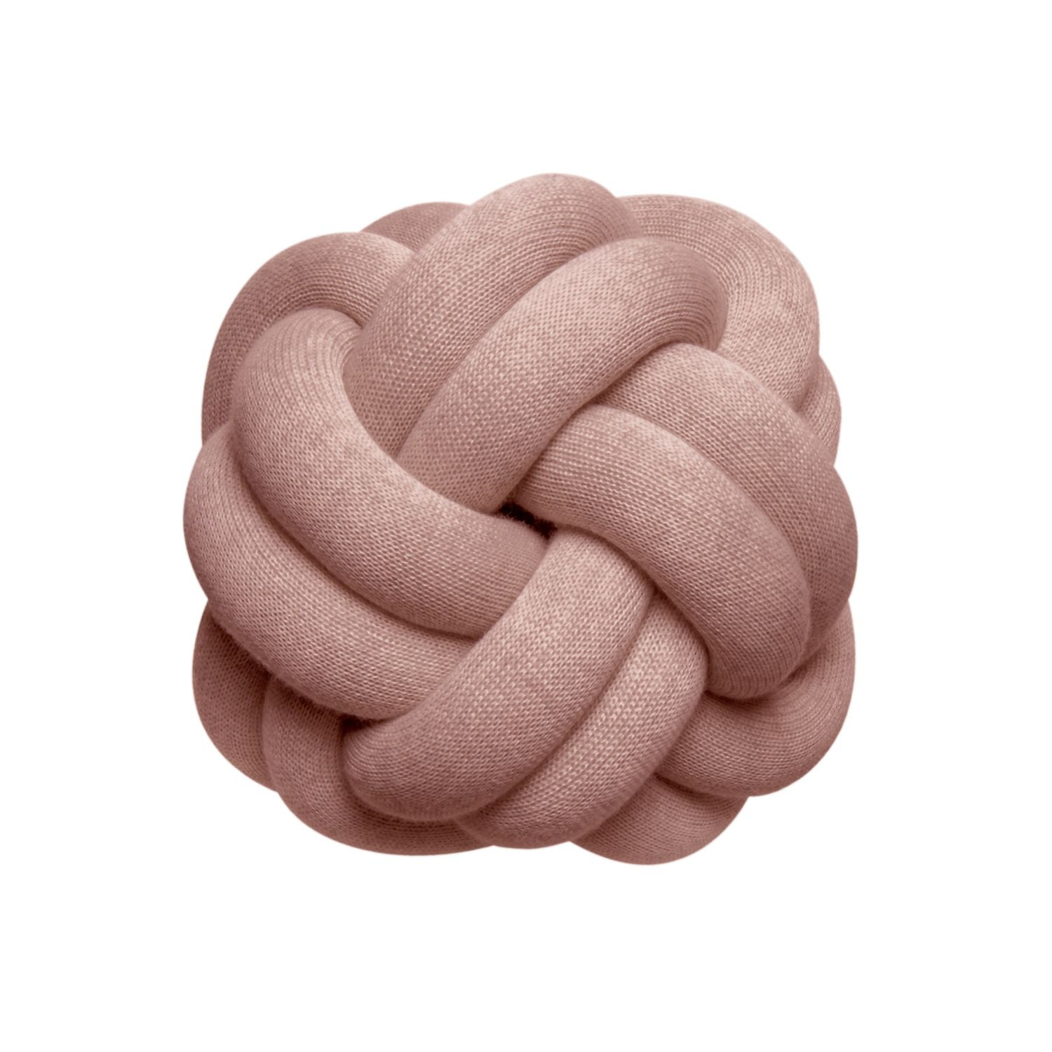 Coussin Knot Tissus rose 30x15x30 cm