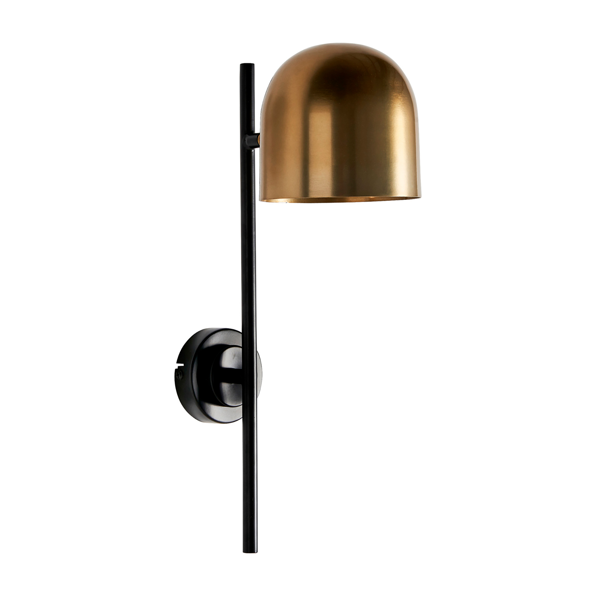 Lampe de mur en fer noir 16x28x51 cm