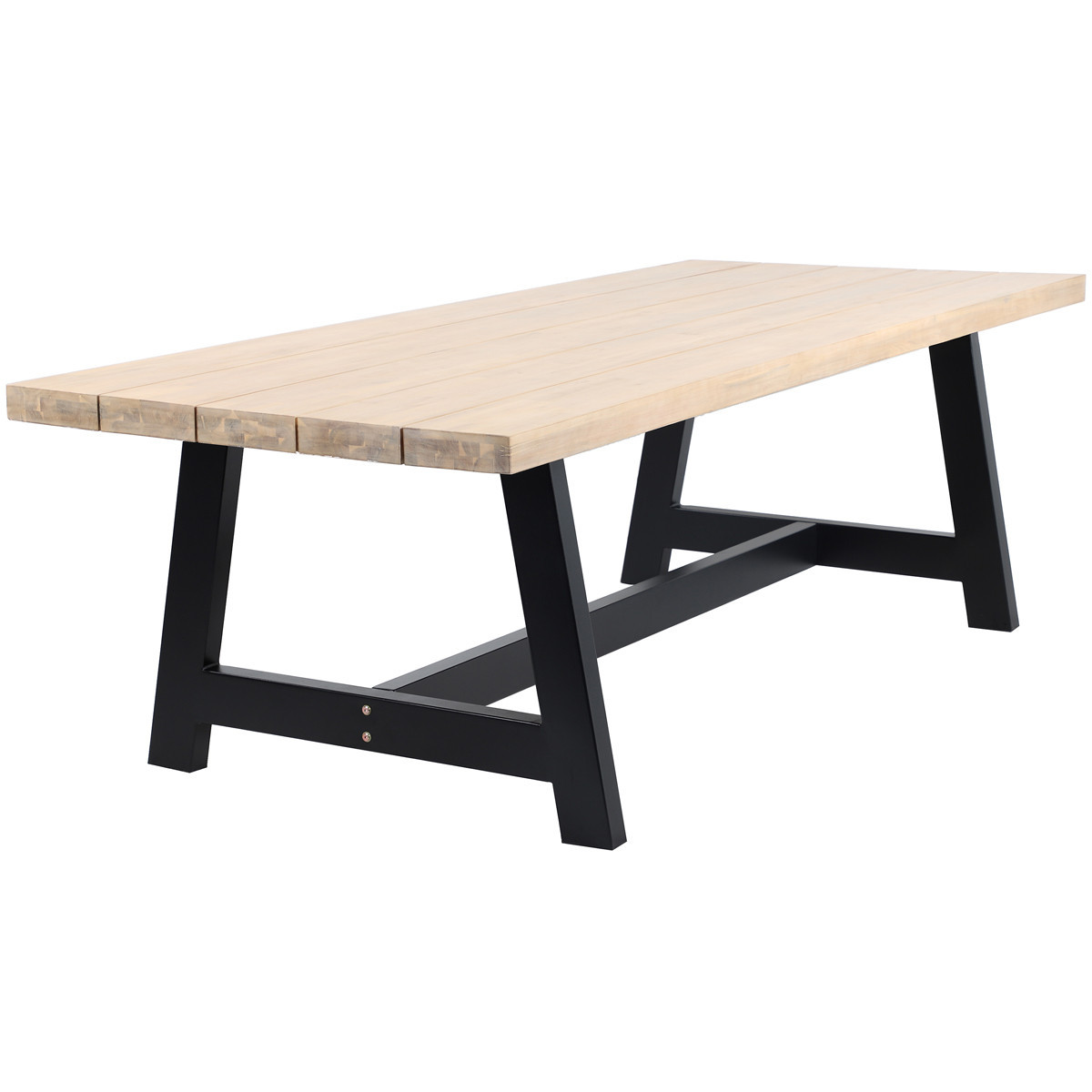 Table de jardin en bois massif 6/8 personnes 240cm