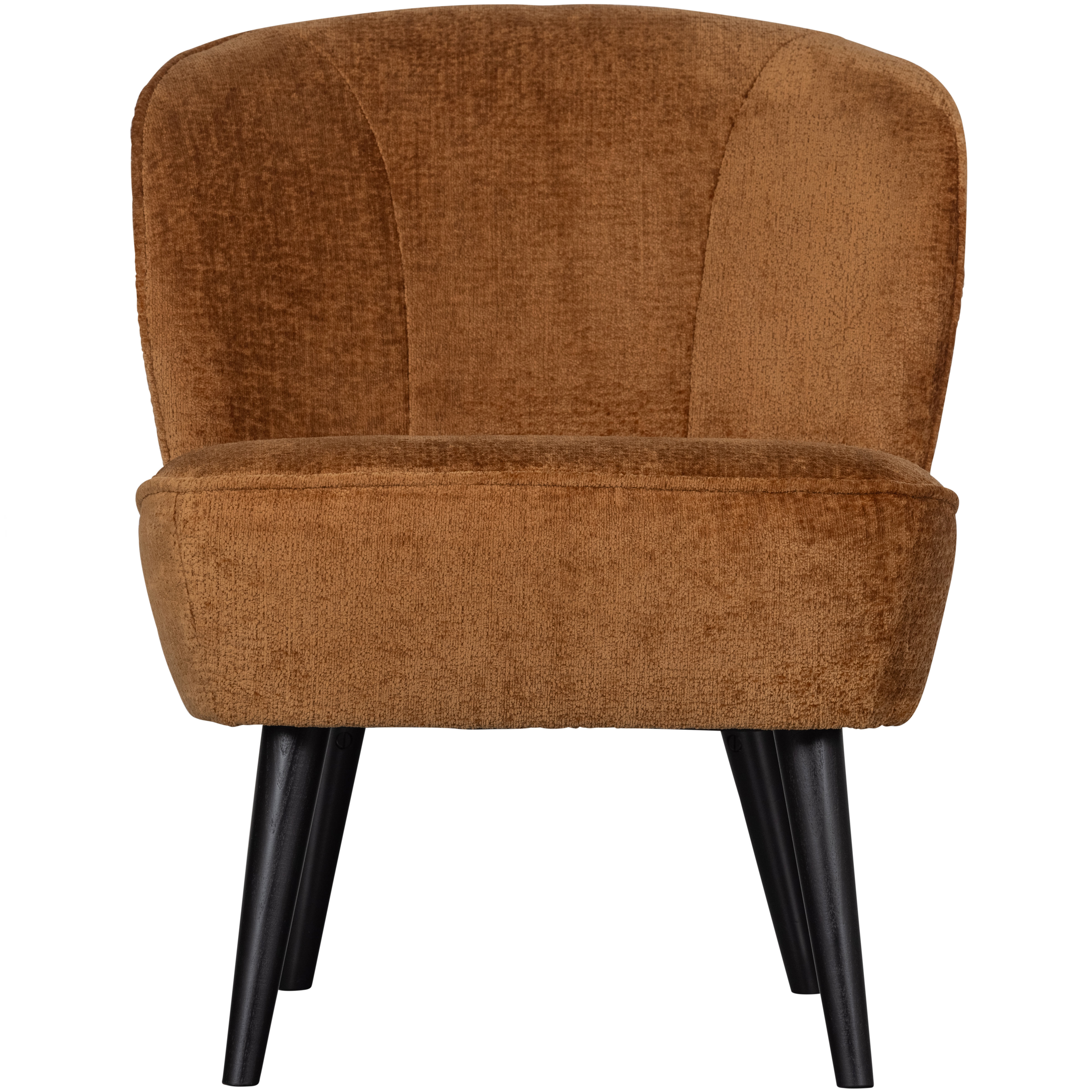 Fauteuil velours cognac Fauteuil velours cognac