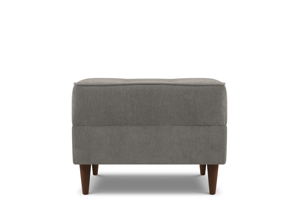 Pouf tissu structuré gris Pouf tissu structuré gris